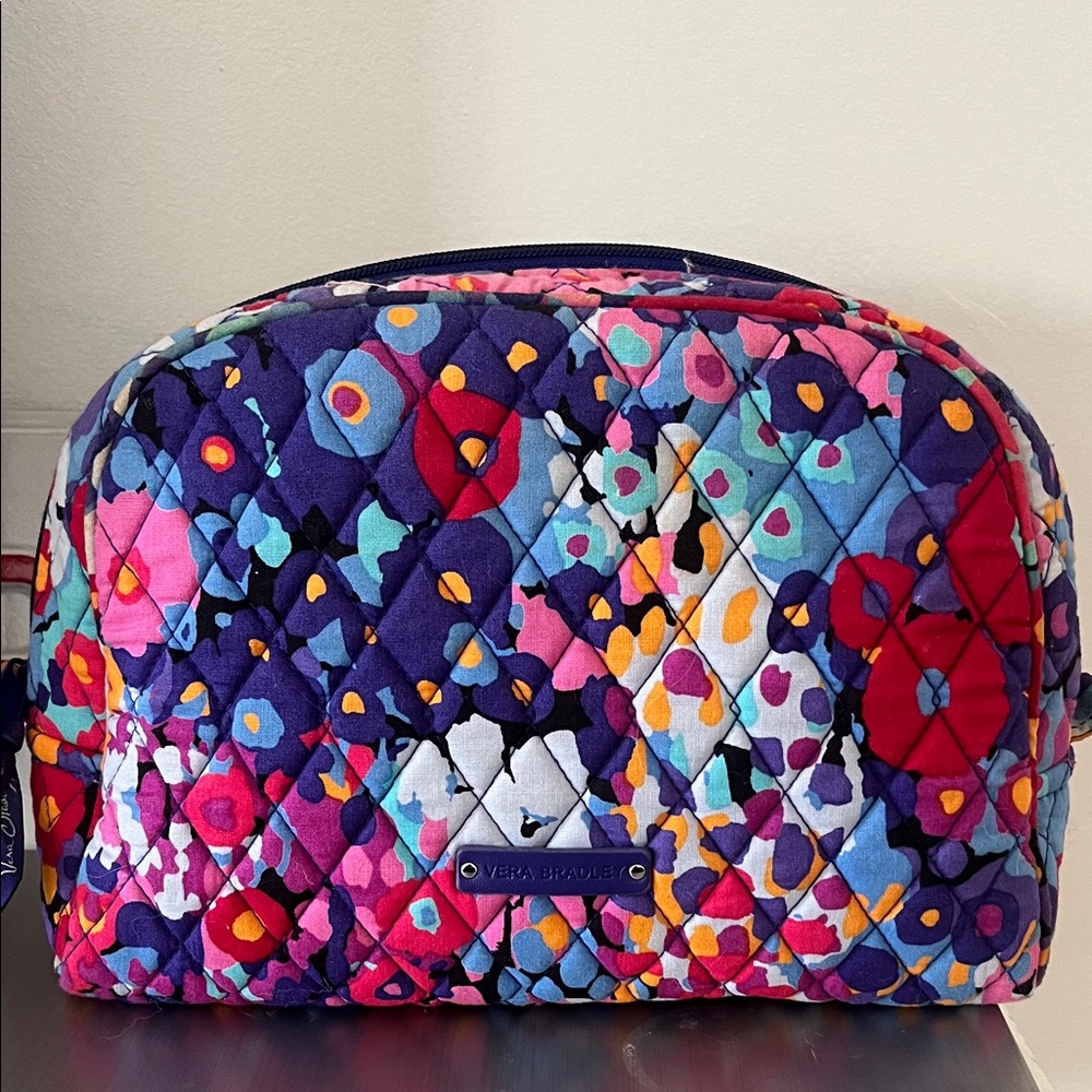 Vera Bradley Floral Burst Quilted Cosmetic Bag